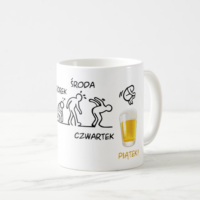 Taza De Café Cerveza-volución (Anverso derecho)