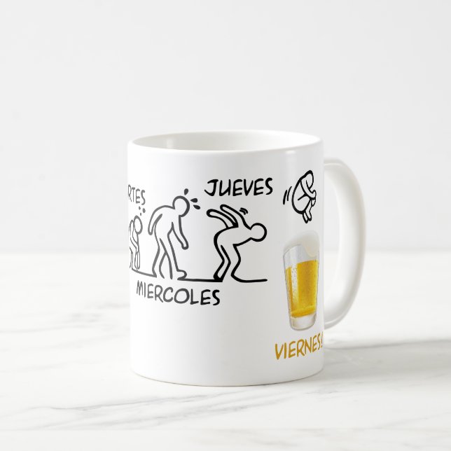 Taza De Café Cerveza-volución (Anverso derecho)