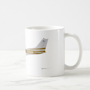 Taza De Café Cessna 172 Skyhawk Brown