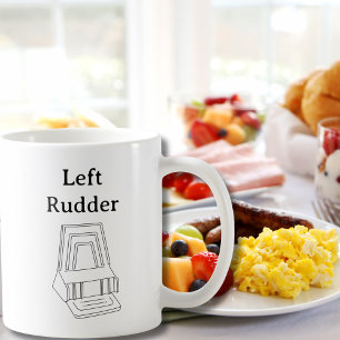 Taza De Café Cessna Timón Izquierdo Timón Derecho Divertida Avi
