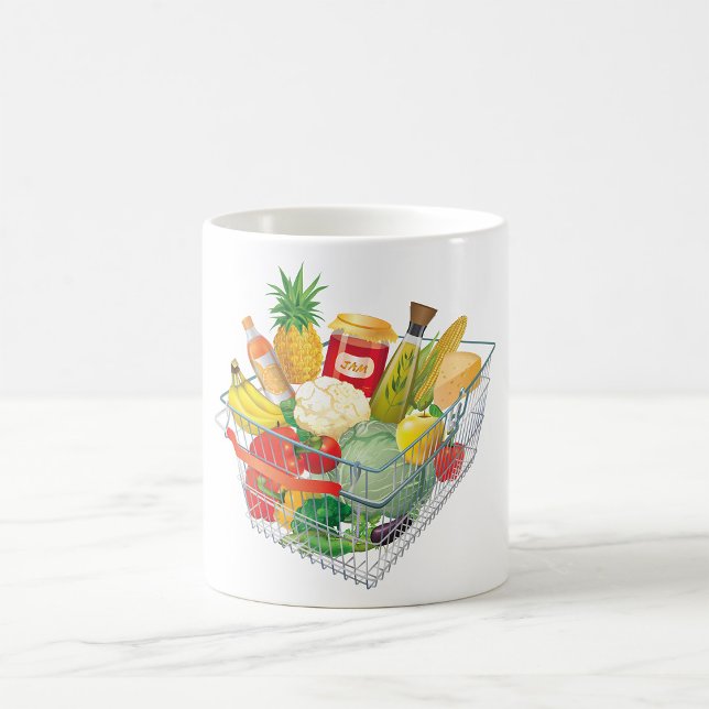 Taza De Café Cesta de compras de supermercados (Subido por el creador)