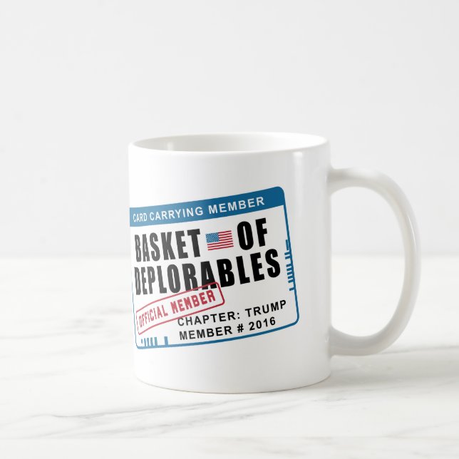 Taza De Café Cesta de miembro que lleva de la tarjeta de (Derecha)