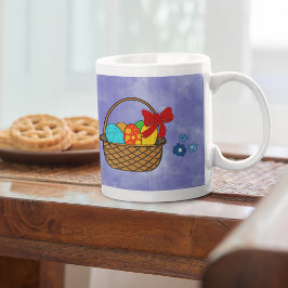 Taza De Café Cesta de Pascua Mug y Cinta