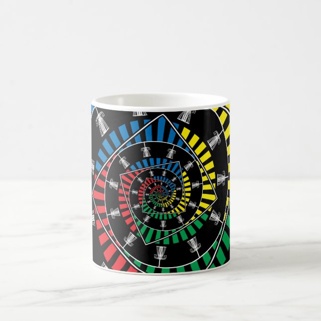 Taza De Café Cestas de golf de disco infinito (Centro)