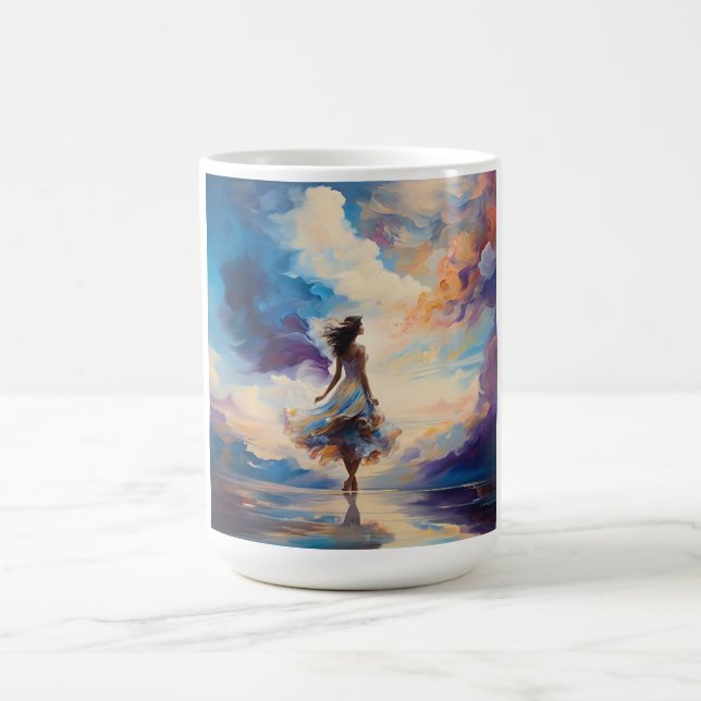 Taza De Café Céu e Memórias: Mulher Decidida (Centro)