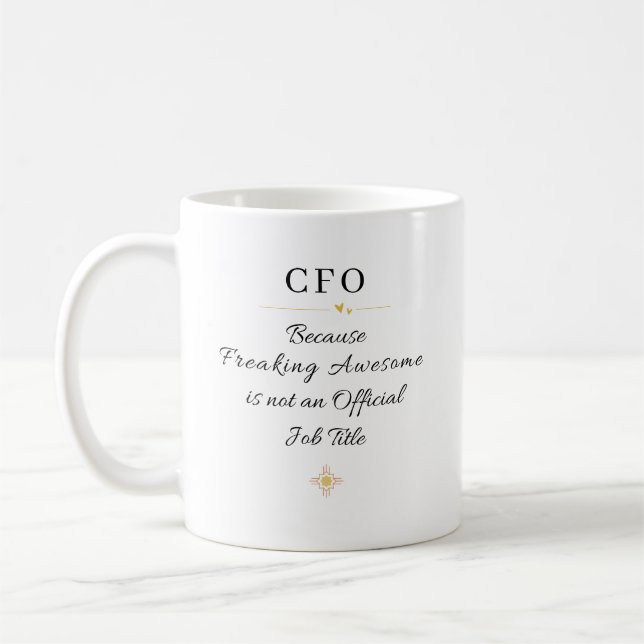 Taza De Café CFO Office Quote (Izquierda)
