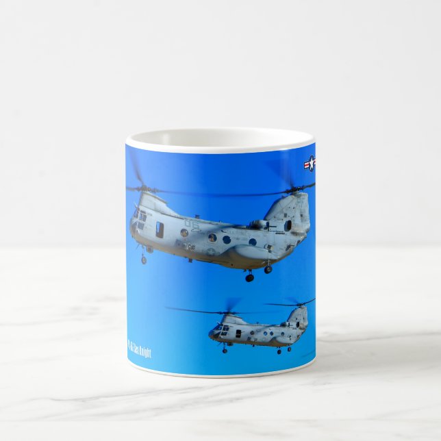 TAZA DE CAFÉ CH-46E SEA KNIGHT (Centro)