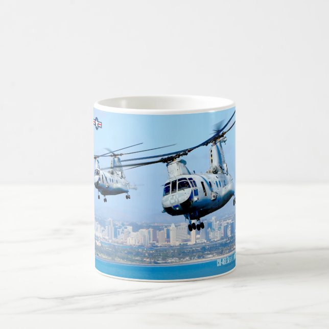 TAZA DE CAFÉ CH-46E SEA KNIGHT (Centro)