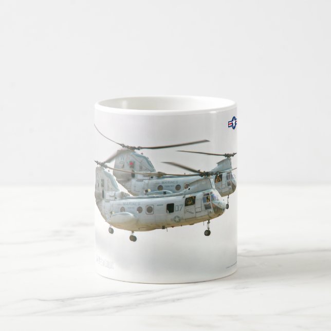 TAZA DE CAFÉ CH-46E SEA KNIGHT (Centro)