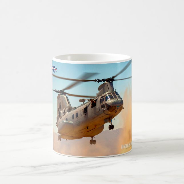 TAZA DE CAFÉ CH-46E SEA KNIGHT (Centro)