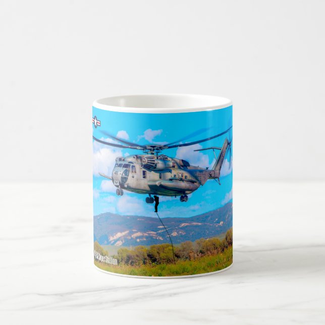TAZA DE CAFÉ CH-53E SUPER STALLION (Centro)