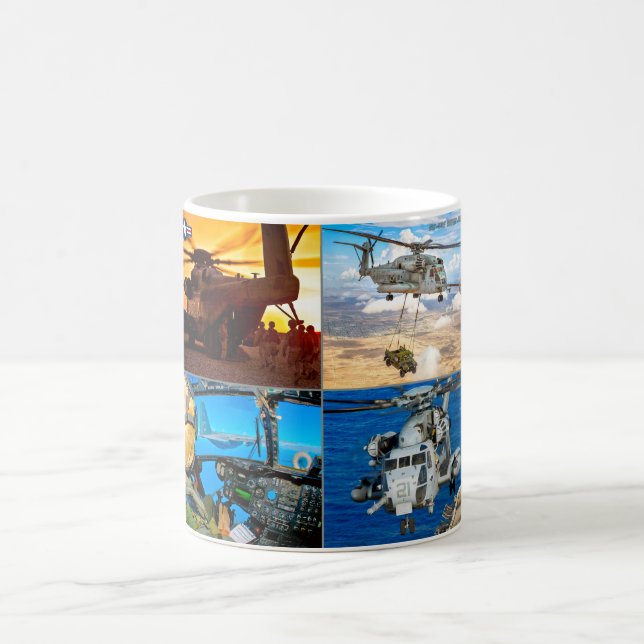TAZA DE CAFÉ CH-53E SUPER STALLION (Centro)