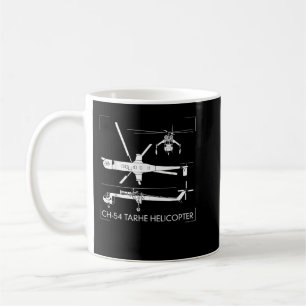 Taza De Café CH-54 Tarhe Helicopter Gift S-64 Skycrane