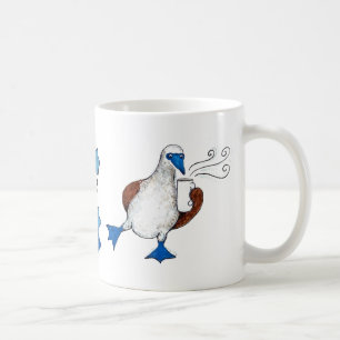 Taza De Café Cha Cha-cha de pie azul