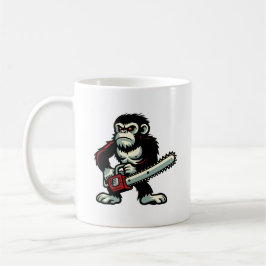 Taza De Café Chainsaw Chimp