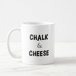 Taza De Café Chalk y queso