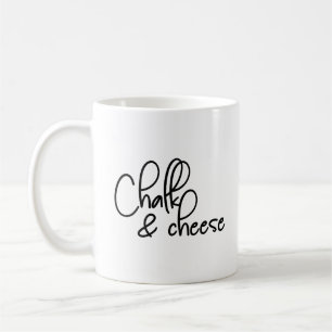 Taza De Café Chalk y queso