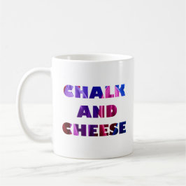 Taza De Café Chalk y queso