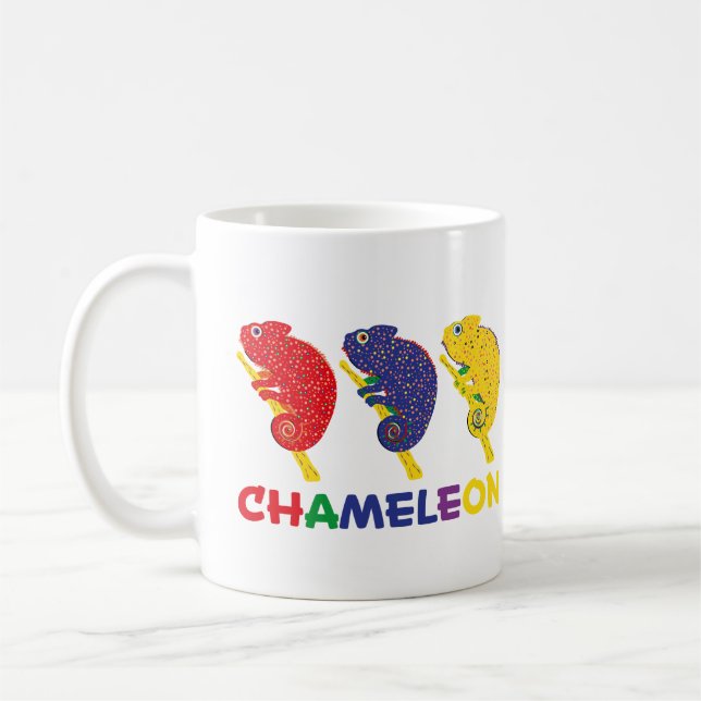Taza De Café Chameleon Changing (Izquierda)