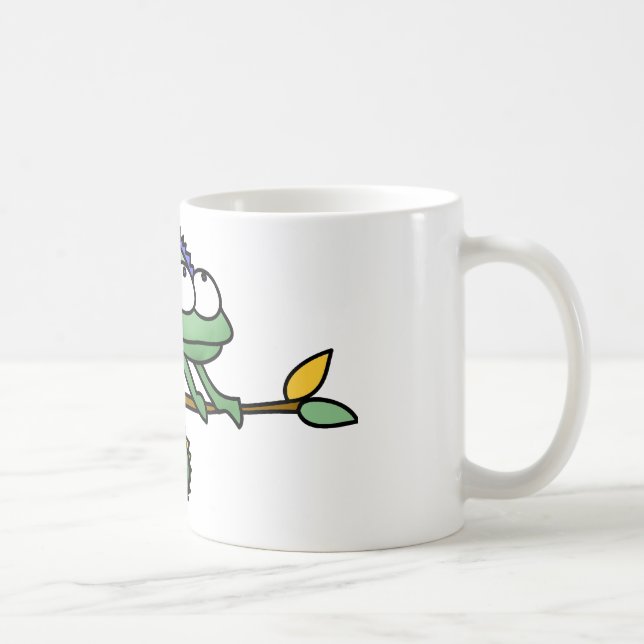 Taza De Café Chameleon Cute Funny (Derecha)