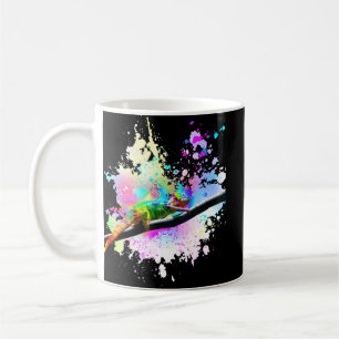 Taza De Café Chameleon Lizard Rainbow Heart Love Glasses Sungla