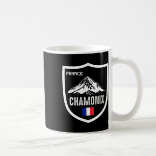 Taza De Café Chamonix Francia Estación de Esquí Esquí Montaña F
