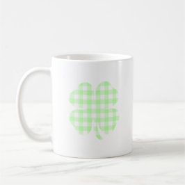 Taza De Café Chamuscado Verde Pastel Shamrock