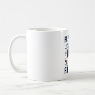 Taza De Café Chanclas Patrióticas Diseñadas Camiseta Libertad d