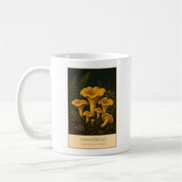Taza De Café Chanterelle – Vintage Botanical Mug