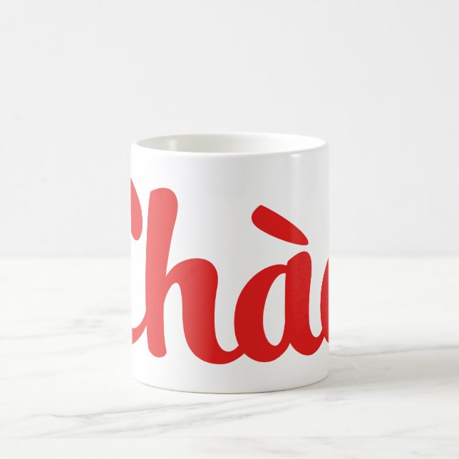 Taza De Café Chào / Hola ~ Vietnam / Vietnamita / Tiang Viene (Centro)