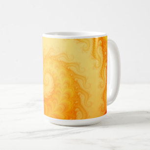 Taza De Café Chaotic Fractal Swirl Abstract Art
