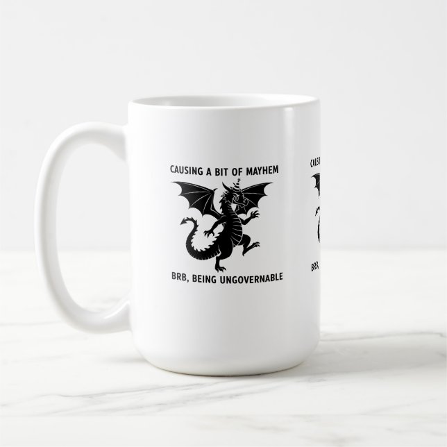 Taza De Café Chaotic Little Dragon (Izquierda)