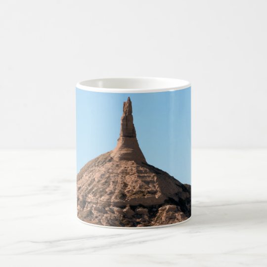 Taza De Café Chapitel de la roca de la chimenea de Scottsbluff