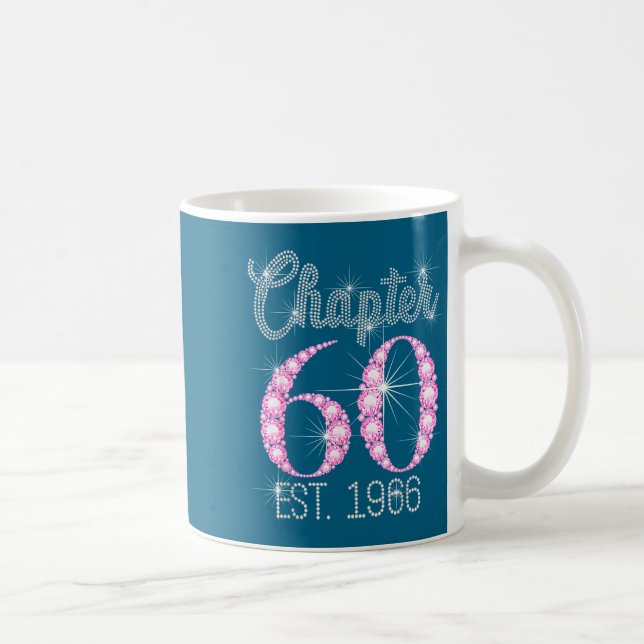 Taza De Café Chapter 60 Est 1966 Happy 60th Birthday Gift  (Derecha)