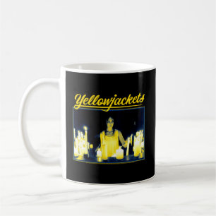 Taza De Café Chaquetas amarillas de luz de velas