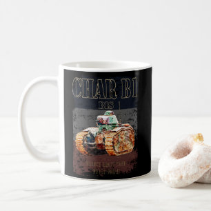Taza De Café Char B1 Bis Heavy Tank francés de la Segunda Guerr