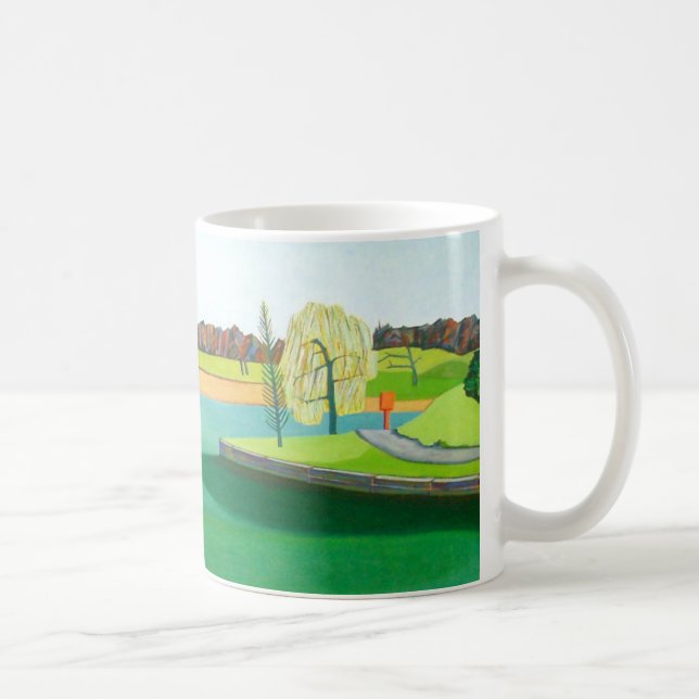 Taza De Café Charca del invierno (Derecha)