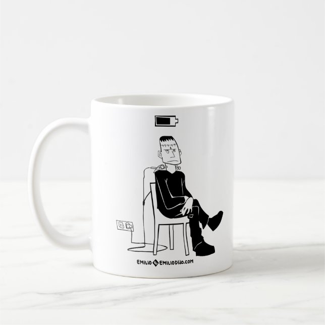 Taza De Café charging franky (Izquierda)