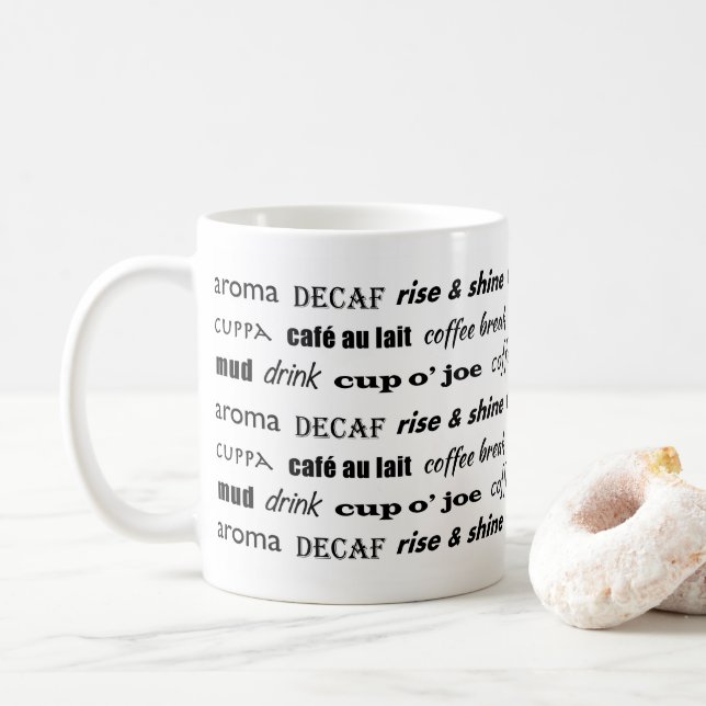 Taza De Café Charla de café (Con donut)