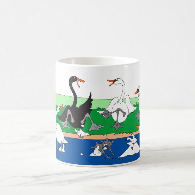 Taza De Café ¿Charla de cisnes? (Centro)