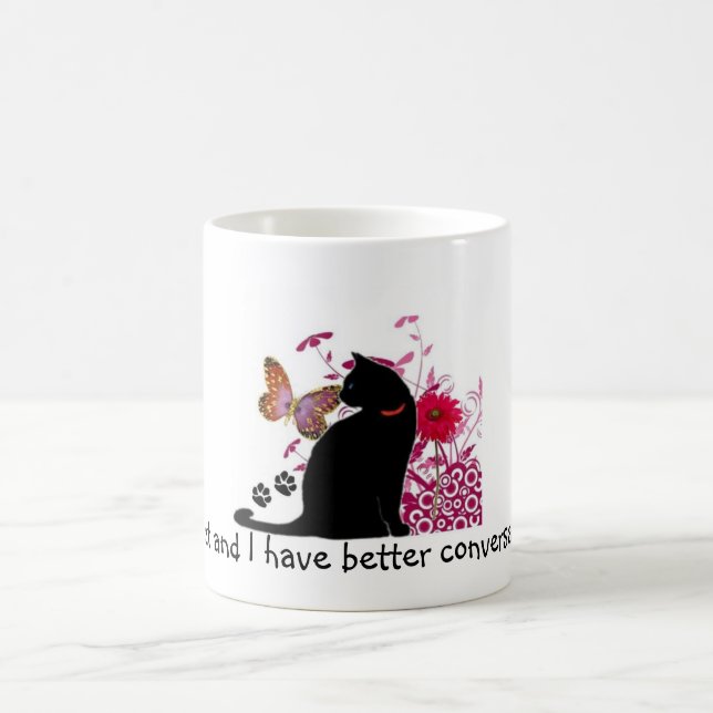 Taza De Café Charla felina (Centro)