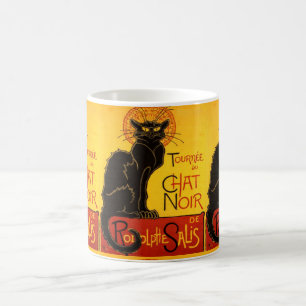 Taza De Café charla noir, arte Nouveau del le
