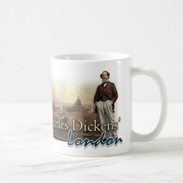 Taza De Café Charles Dickens London Mug (Derecha)