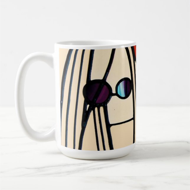 Taza De Café Charles Rennie Mackintosh StainGlass (Izquierda)