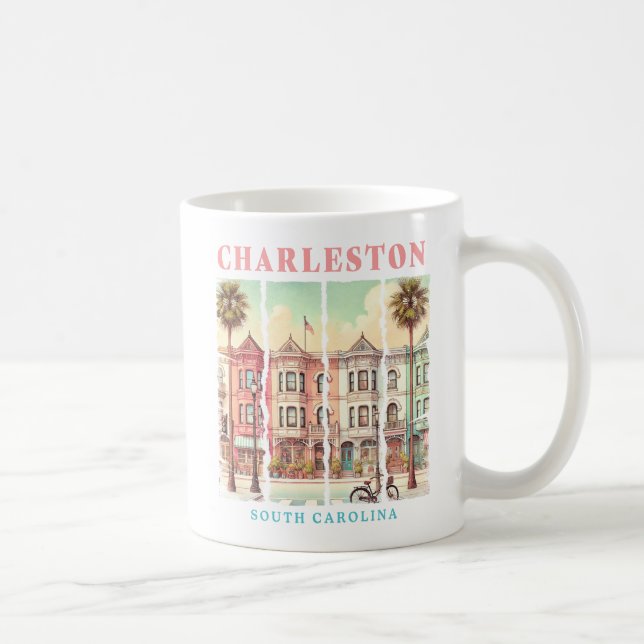 Taza De Café Charleston, Carolina del Sur - Calle Vieja King (Derecha)