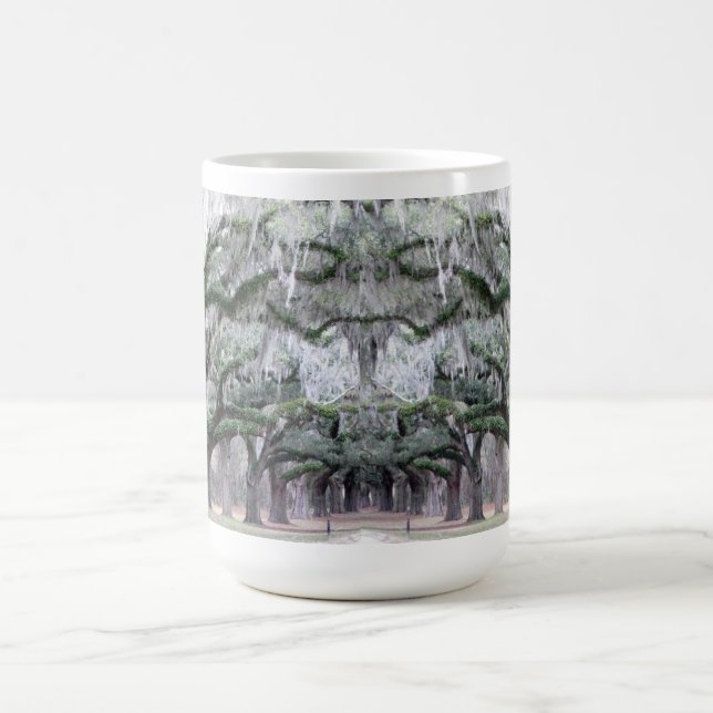 Taza De Café Charleston Oak Trees Coffee Mug (Centro)