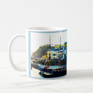 Taza De Café Charlestown Harbour Cornwall England
