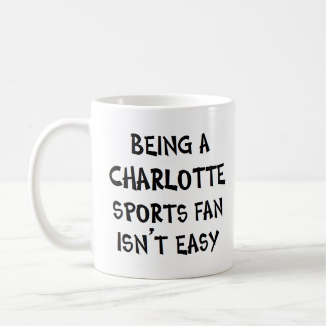 Taza De Café charlotte sports fan, being (Izquierda)
