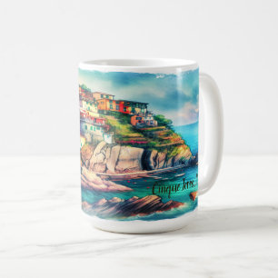 Taza De Café Charm Coastal Cinque Terre