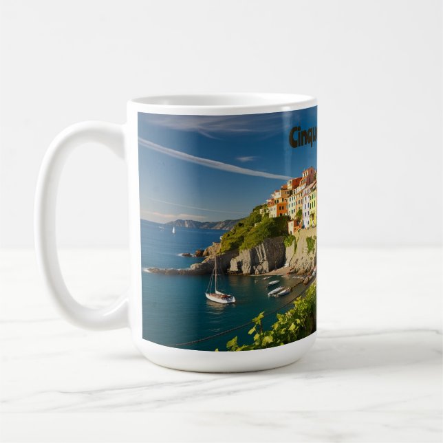 Taza De Café Charm Coastal Cinque Terre | (Izquierda)